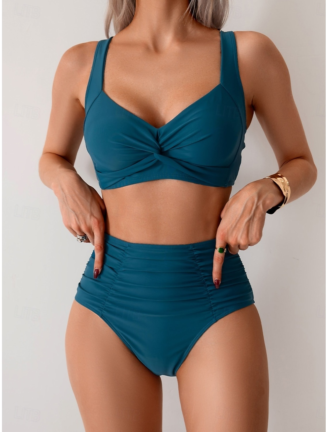 Estelle – Ruched Fabric Bikini