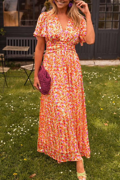 Solène™ Summer Floral Print Dress