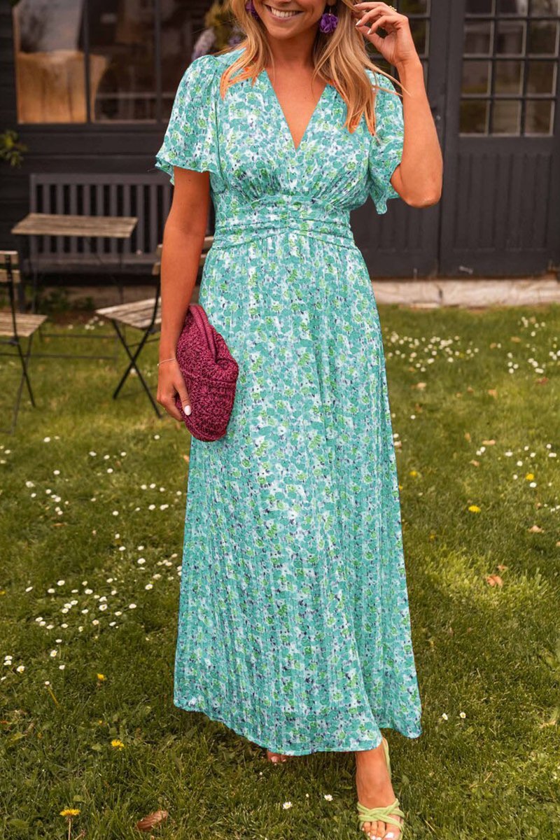 Solène™ Summer Floral Print Dress