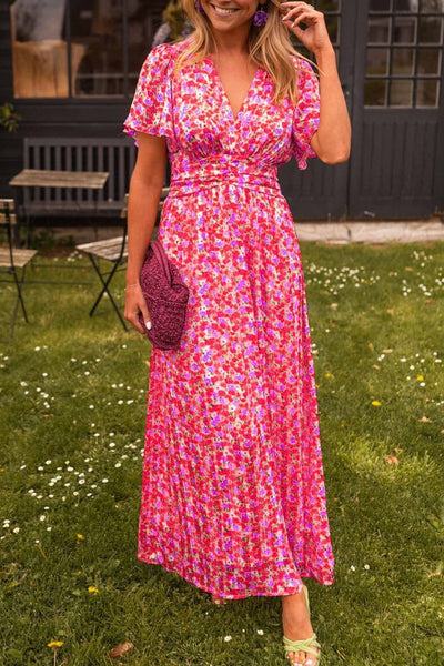 Solène™ Summer Floral Print Dress