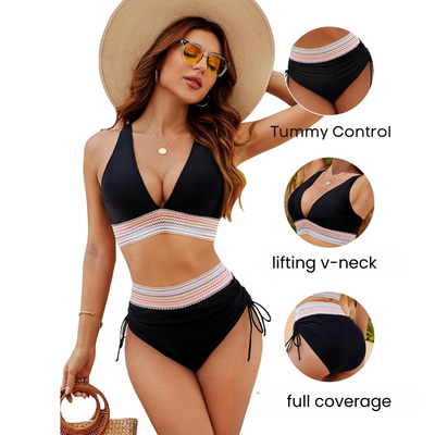 Ayla™ High Waist Bikini Swimsuit Set